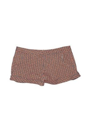 Judith March Coral Geometric Print Shorts